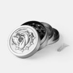 The Bulldog Amsterdam Metal 4-Part Grinder – Matte Silver